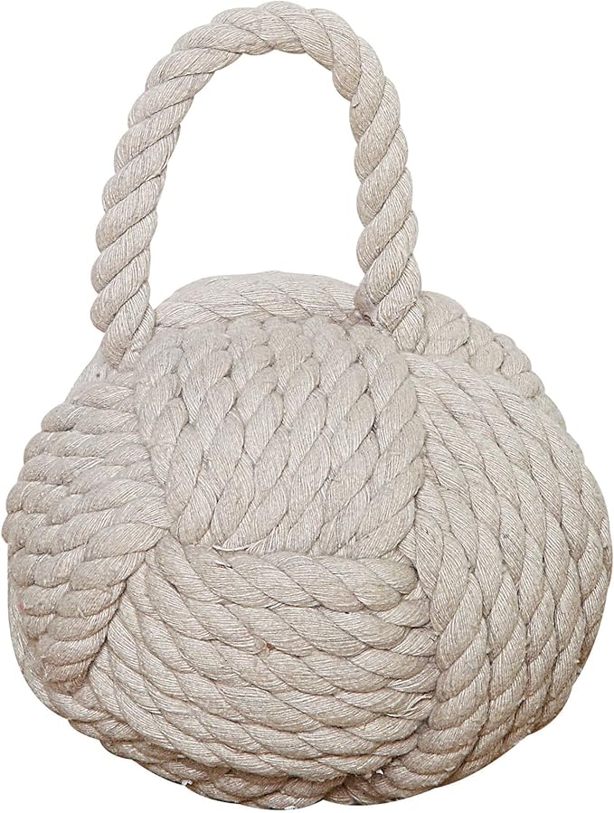 Creative Co-Op Nautical Rope Knot Door Stop - Image 3