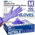 Medical Soft Max™ Nitrile Disposable Gloves, 100 Ct Latex-Free Powder-Free Food by Supmedic