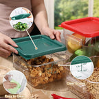 Barydat 4 Pcs Square Food Storage Containers - Image 5