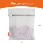 Polecasa 3Pcs 12 x 16 Inches Extra Durable 125g Diamond Mesh Laundry Bags - Image 6