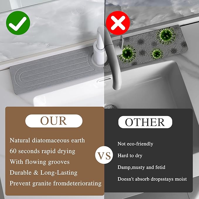 Premium Diatomite Stone Drying Mat - Image 6