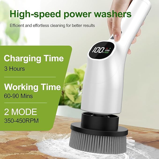 Electric Spin Scrubber, Shower Scrubber - Image 2
