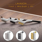Wire Brush Set 3Pcs - Image 4