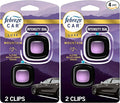 Febreze Car Mountain Scent Air Freshener Vent Clip, .07 oz by Febreze