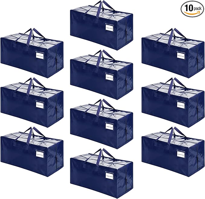 VENO 10 Pack Heavy Duty Moving Bags by Veno
