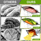 30 Pcs Reusable Mylar Bags for Food Storage, Waterproof Aluminum Foil Stand Up - Image 6