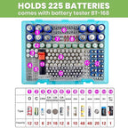 Battery Organizer Storage Holder- Batteries Case Containers Box - Image 2