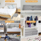 punemi Under Bed Storage Containers, Long Flat Firm Sides Underbed Organization - Image 9