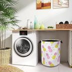 Pineapple Tropical Laundry Hamper, Dirty Clothes Laundry Basket - Image 8
