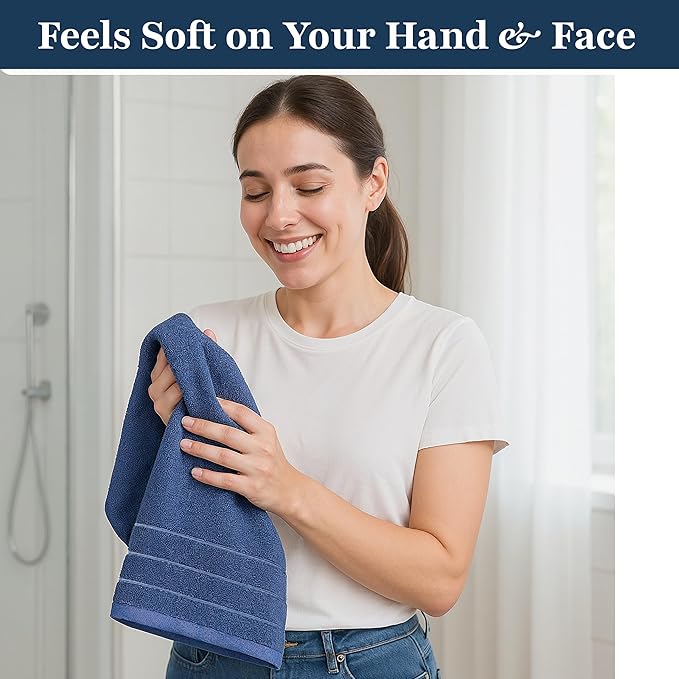 LANE LINEN Bath Hand Towels for Bathroom - Image 5