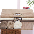 3 Pcs Hedgehog Floral Hand Towels Bathroom Decor Cute Hedgehog Gifts Decorative - Image 5