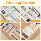 Drawer Organizers Set, Expandable Drawer Organizer Trays, Drawer Organizer Bins - Image 7