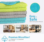 AIDEA Microfiber Cleaning Cloth-100PK, Soft Microfiber Towels - Image 2