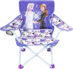 Disney Frozen Kids Chair Foldable for Camping, Sports or Patio with Carry Bag, Toddlers 24M+ by Frozen