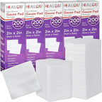 HEALQU 1000 Gauze Pads 2x2 by Healqu