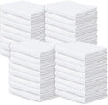 Looperry White Terry Cloth Rags 16"x19" Inches Ribbed by Looperry