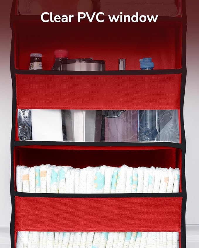 ULG 1 Pack Over The Door Organizer – 5 Shelf Door Organizer Hanging & 10 Side - Image 5