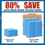 Blue Microfiber Towels Bulk-400 Pack, Cleaning Cloths Bulk, Microfiber Towels - Image 2