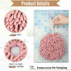 Macarrie 12 Packs Fluffy Towel Chenille Hand Towel Absorbent Fast Drying Hand - Image 3