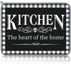 Sinmoe 18 x 24 Inch Buffalo Plaid Dish Drying Mat Drying Dish Pad Absorbent by Sinmoe