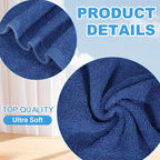 12 Pack 100% Cotton Wash Cloth, 12x12 Inch Highly Absorbent and Soft Feel - Image 2