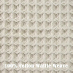 Jacquotha Waffle Hand Towels 5-Piece – Cotton, Quick Dry, Lint Free, 13” x 29” - Image 4