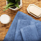 SUPERIOR Solid Egyptian Cotton Towel Set, Hand Towel 20” x 30”, Bath Towel 30” - Image 4