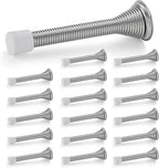 Ravinte Door Stoppers, 18 Pack Satin Nickel Spring Door Stops by Ravinte