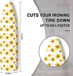 Extra Thick Ironing Board Cover and Pad, Summer Sunflowers 15x54 Ironing Board - Image 2