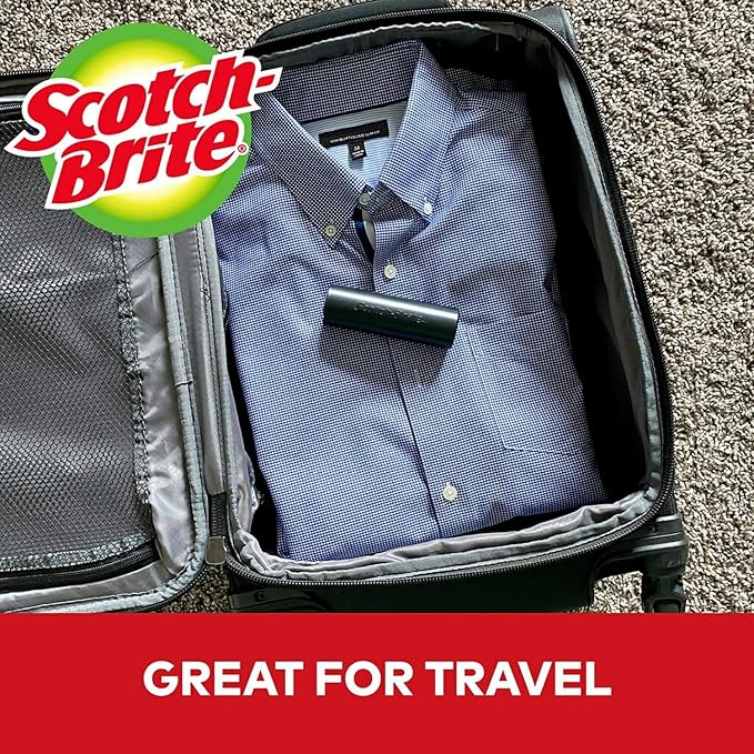 Scotch-Brite Mini Travel Lint Roller, Works Great On Pet Hair, 30 Sheets - Image 2