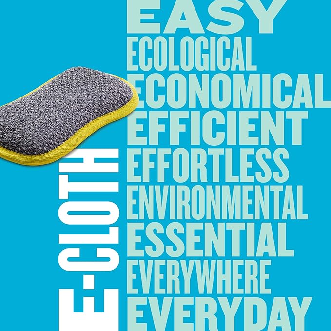 E-Cloth Washing Up Pad, Premium Microfiber Non-Scratch Kitchen Dish Scrubber - Image 8