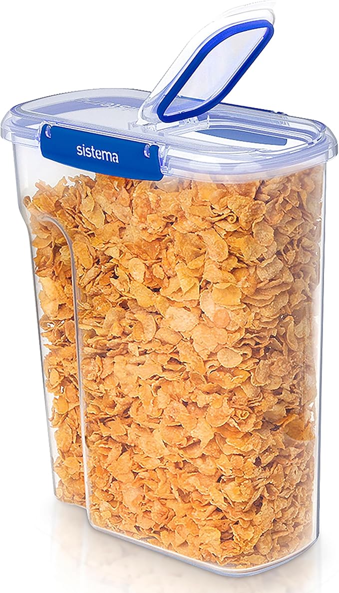 Sistema KLIP IT PLUS Cereal Storage Container | Airtight 4.2 Litre Food Pantry - Image 4
