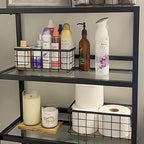 TIEYIPIN Black Metal Wire Storage Baskets - Image 4