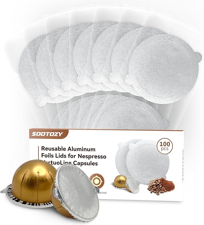Reusable Pods Aluminum Foil Seals by Sootozy