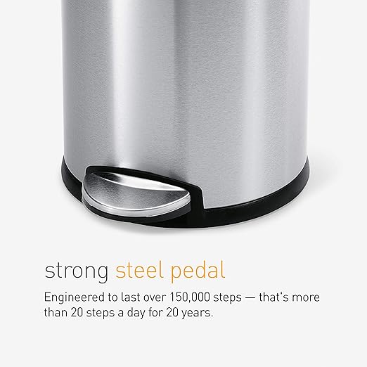 simplehuman 4.5 Liter Bathroom Trash Can - Image 4