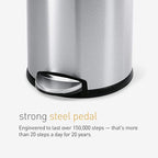 simplehuman 4.5 Liter Bathroom Trash Can - Image 4