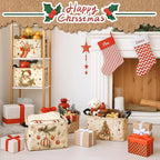 4 Pack Christmas Storage Bin Collapsible Large Christmas Storage Baskets - Image 6