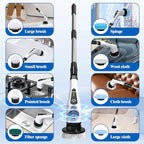 Electric Spin Scrubber, Cordless Bath Tub Power Scrubber - Image 6