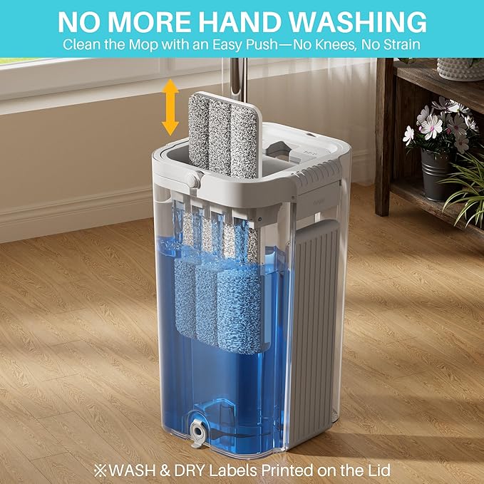 JOYMOOP 8L Large Capacity Flat Mop System - Image 2