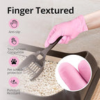Pink Nitrile Gloves, Industrial Gloves Disposable Latex Free, - Image 4