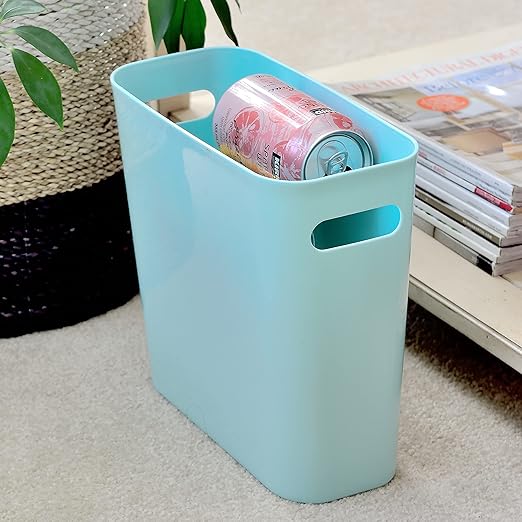 Youngever 1.5 Gallon Slim Trash Can, Plastic Garbage Container Bin, Small Trash - Image 3