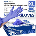 Medical Soft Max™ Nitrile Exam Gloves, Powder-Free Latex-Free Food Safe Clean by Supmedic