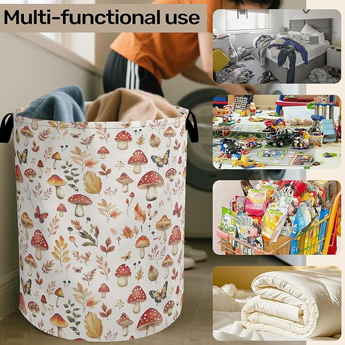 Cute Mushroom Laundry Hamper - Image 6
