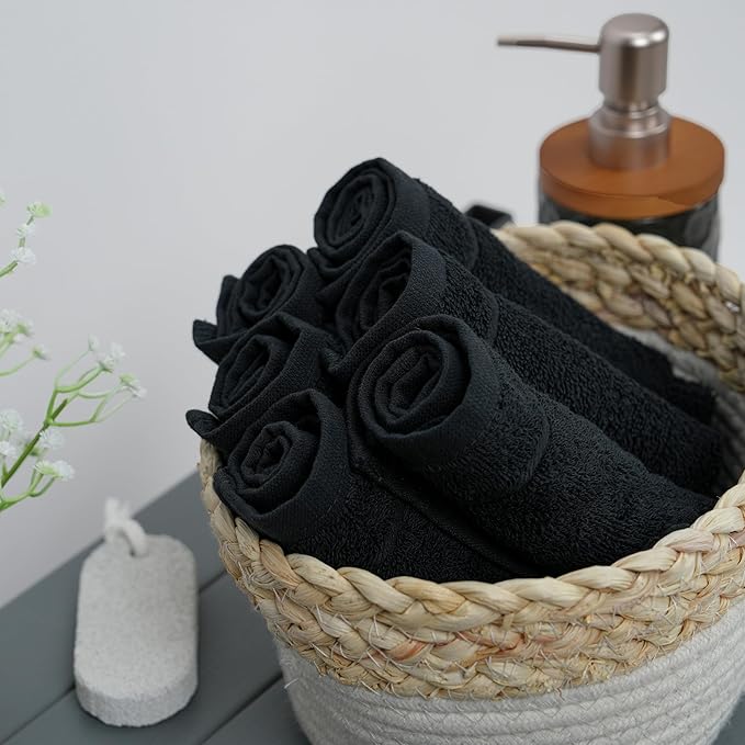 Tens Towels Pack of 60 Washcloths, 12 x 12 Inches, Lighter Weight, Quick to Dry - Image 4