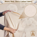 Cotton Canvas Laundry Bags - Image 4