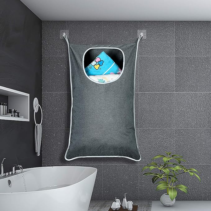 2PCS HangingLaundry bags, Over DoorLaundry wash bags - Image 4