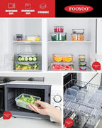 56 Pcs Large Food Storage Containers Set - Image 3