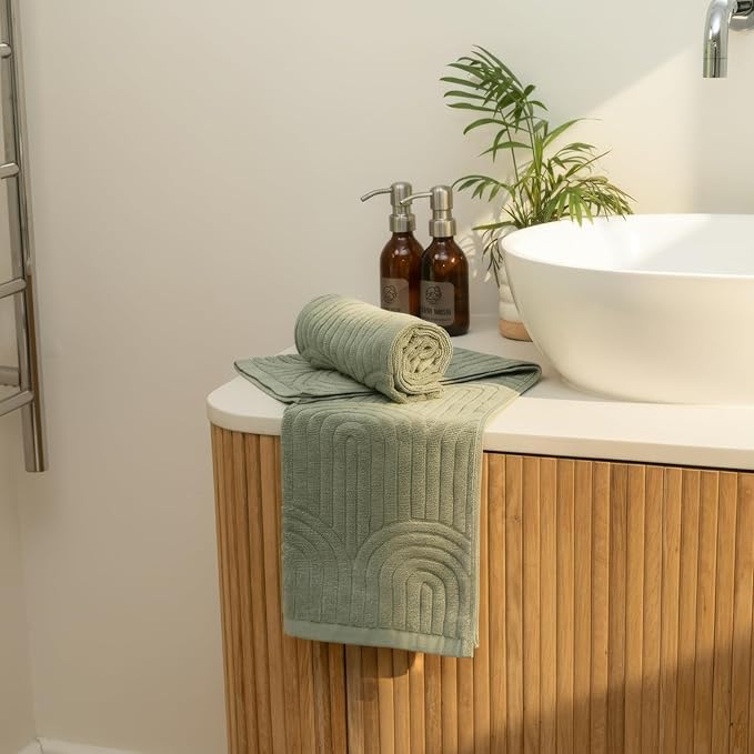 KIBAGA Decorative Hand Towels for Your Bathroom Or Kitchen – Luxurious Set of 2 - Image 2