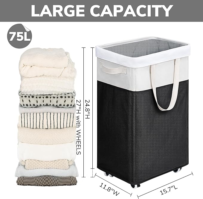 Goodpick Rolling Laundry Hamper - Image 3