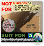 Adhesive Hooks, 20 Packs, 33lbs/15kg Premium Heavy Duty Wall Ceiling Hooks - Image 3